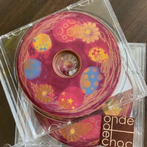 Plaque de chocolat « CD » en chocolat au lait 60g