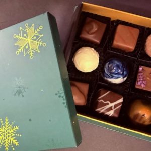 Boîte de 9 chocolats de notre assortiment