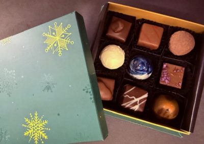 Boîte de 9 chocolats de notre assortiment