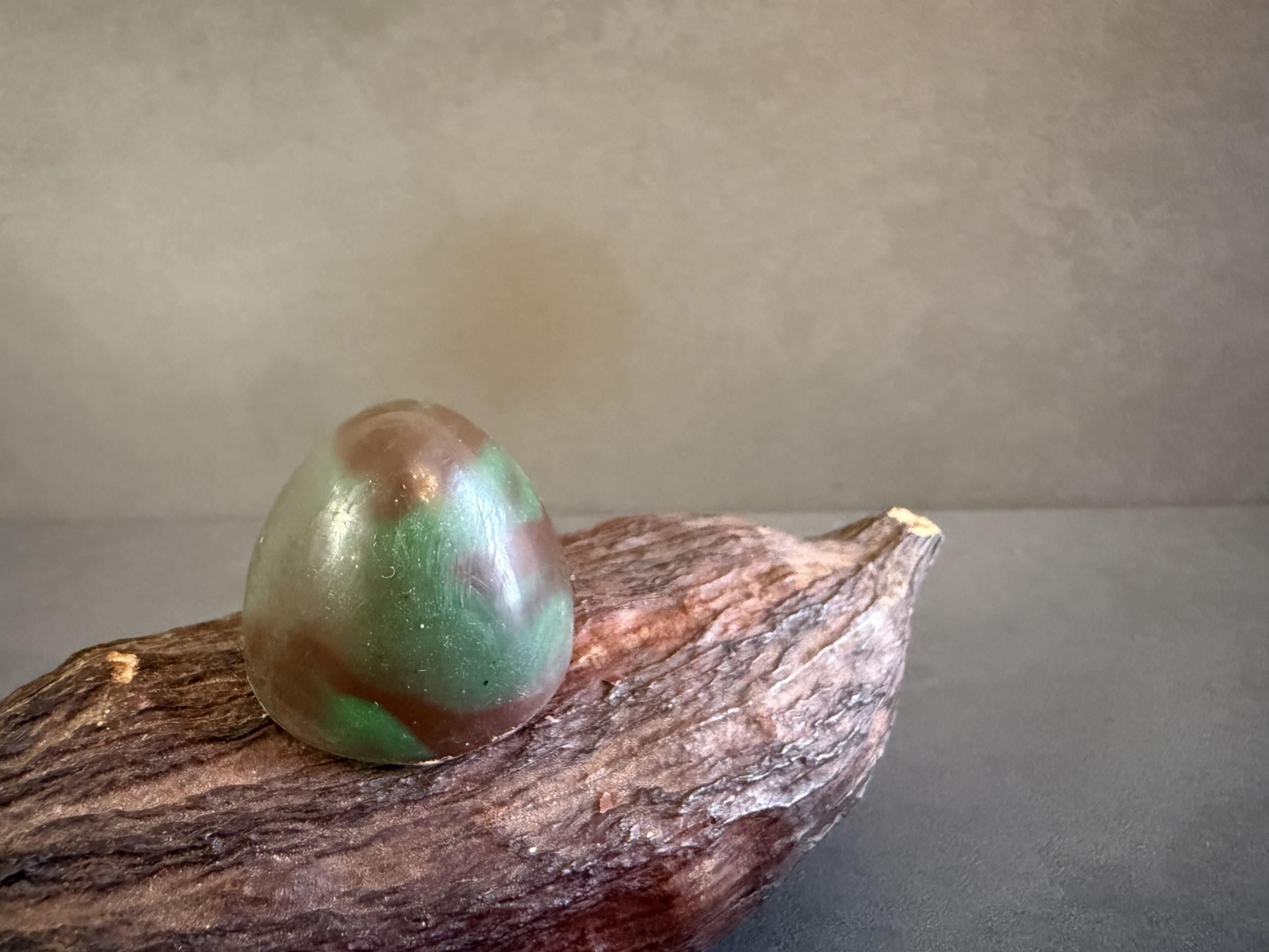 Caramel a la rose au chocolat au lait